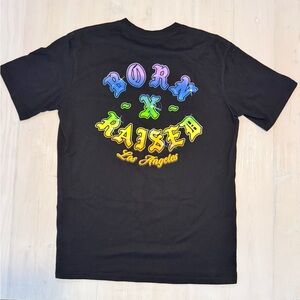 Born x Raised Rocker Logo Tee LA Pride